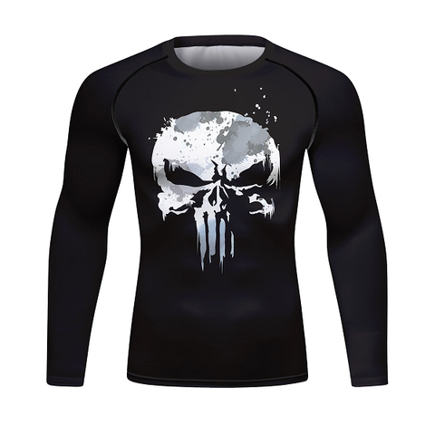 CL Sport Skull Long Sleeve Rashguard