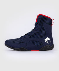 Venum Contender Boxing Shoes – Navy/ Blue/ Red