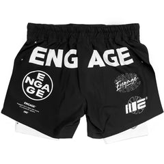 Engage Engage Billboard 2-in-1 Fight Shorts - Black