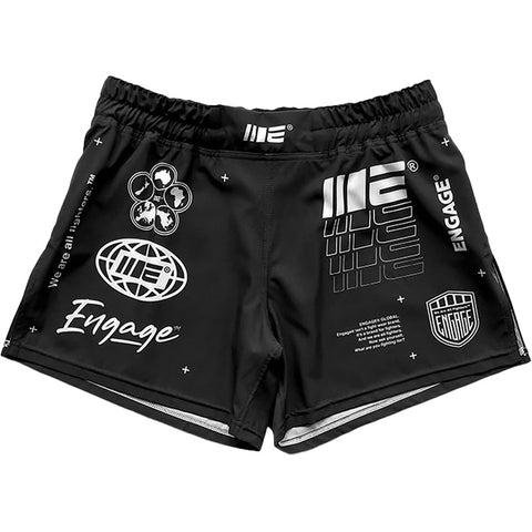 Engage Billboard MMA Hybrid Shorts - Black
