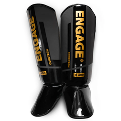 Engage Engage E-Series Shin Guards Black/Gold