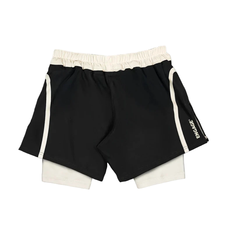 Engage Engage Invictus 2-in-1 Hybrid Shorts - Black
