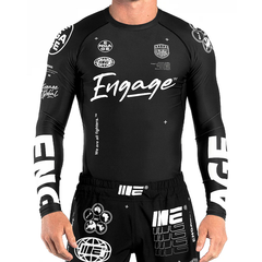 Engage Longsleeve Rash Guard Engage Billboard LS Rash Guard - Black