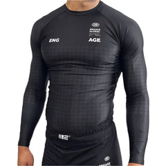 Engage Longsleeve Rash Guard Engage Grid Tech Black Long Sleeve Rash Guard