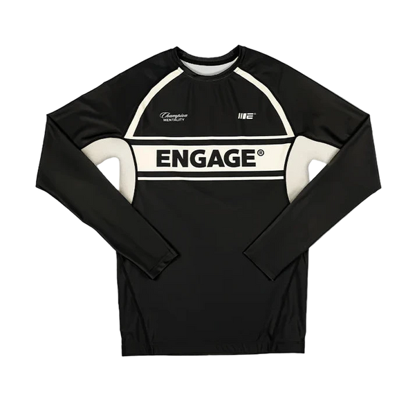 Engage Longsleeve Rash Guard Engage Invictus Long Sleeve Rash Guard - Black