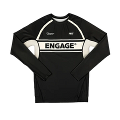 Engage Longsleeve Rash Guard Engage Invictus Long Sleeve Rash Guard - Black