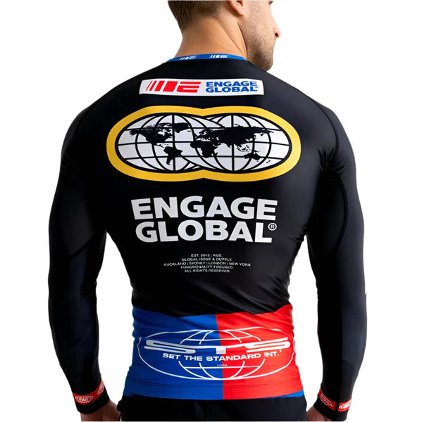 Engage Longsleeve Rash Guard Engage Racer Long Sleeve Rash Guard - Black