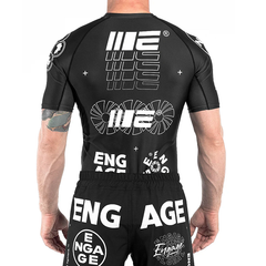 Engage Short Sleeve Rashguards Engage Billboard SS Rash Guard - Black