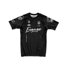 Engage Short Sleeve Rashguards Engage Billboard SS Rash Guard - Black