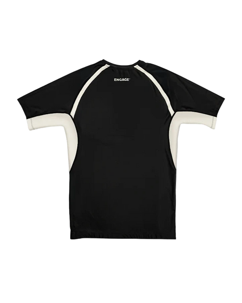 Engage Short Sleeve Rashguards Engage Invictus Short Sleeve Rash Guard - Black