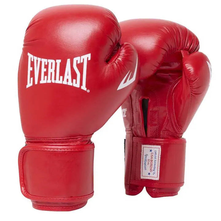 Everlast Boxing Gloves AIBA Red / 10oz Everlast Amatuer Competition Boxing Gloves