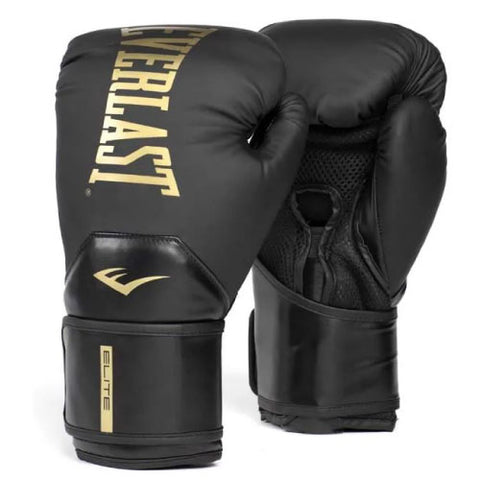 Everlast Boxing Gloves White/Black / 12oz Everlast Elite2 Boxing Gloves