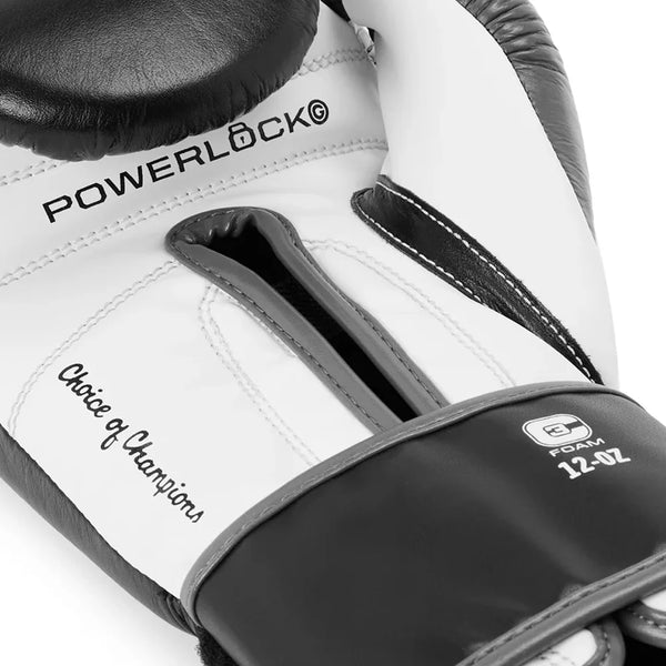 Everlast Boxing Gloves Everlast Powerlock OG Advanced Boxing Gloves - Black/White/Grey