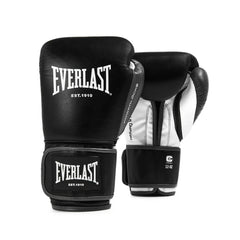 Everlast Boxing Gloves Everlast Powerlock OG Advanced Boxing Gloves - Black/White/Grey