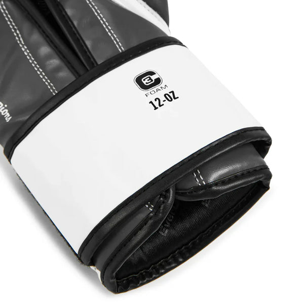 Everlast Boxing Gloves Everlast Powerlock OG Advanced Boxing Gloves - White/Black/Grey