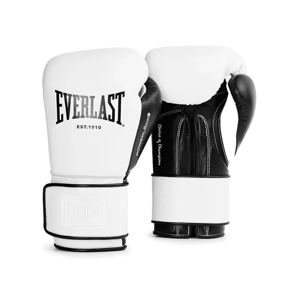 Everlast Boxing Gloves Everlast Powerlock OG Pro Training Boxing Gloves - White/Black