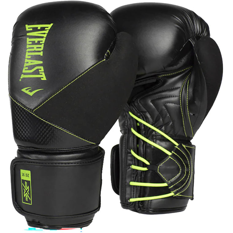 Everlast Protex Boxing Gloves - Black/Green