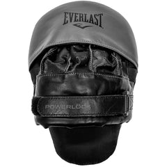 Everlast FOCUS MITTS Everlast Pro Powerlock Leather Boxing Focus Mitts - Grey/Black