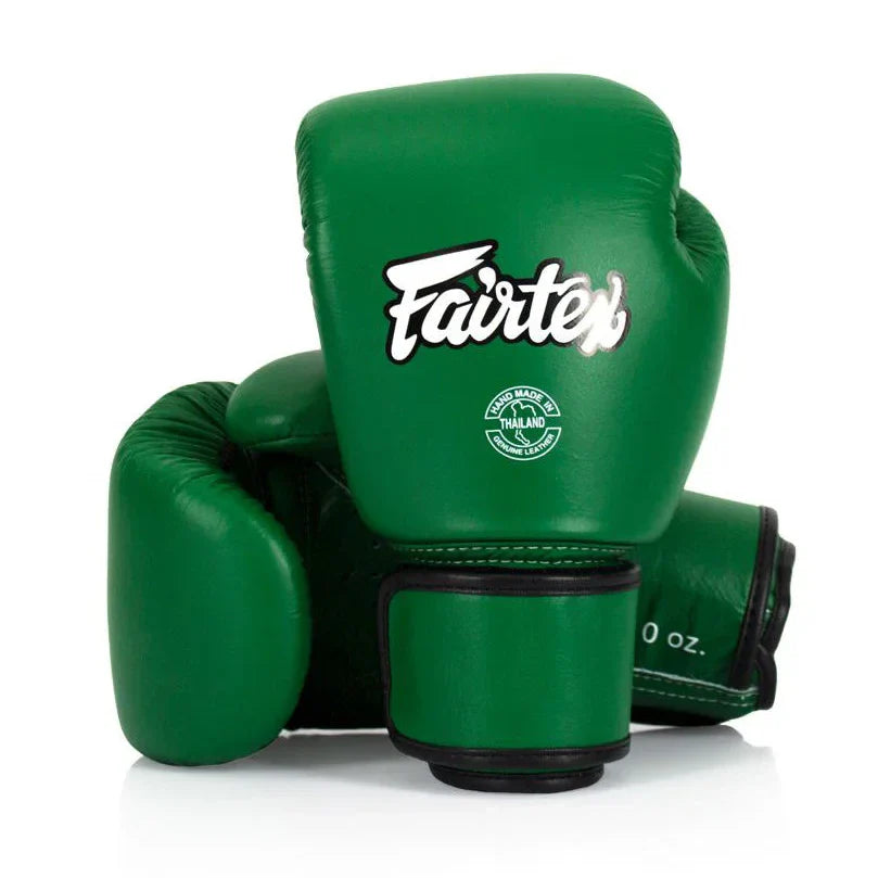 Fairtex Boxing Gloves Fairtex Leather Boxing Gloves BGV16 - Green