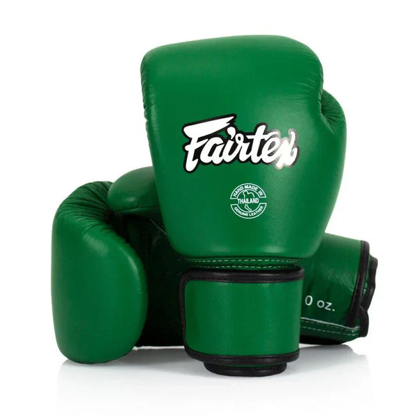 Fairtex Boxing Gloves Fairtex Leather Boxing Gloves BGV16 - Green
