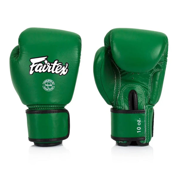 Fairtex Boxing Gloves Fairtex Leather Boxing Gloves BGV16 - Green