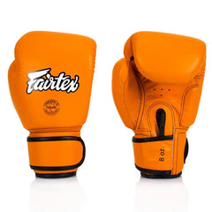 Fairtex Boxing Gloves Fairtex Leather Boxing Gloves BGV16 - Orange