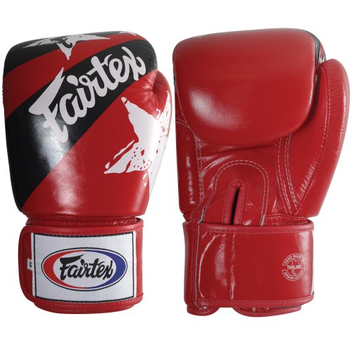 FAIRTEX Nation Print Boxing Gloves BGV1 - Red