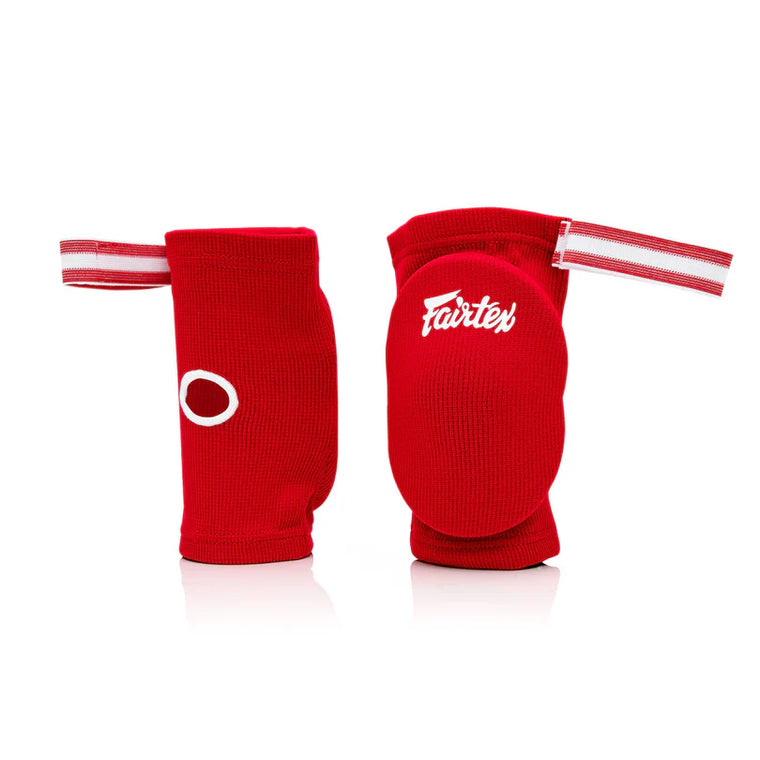 Fairtex EBE1 Fabric Elbow Pads - Red