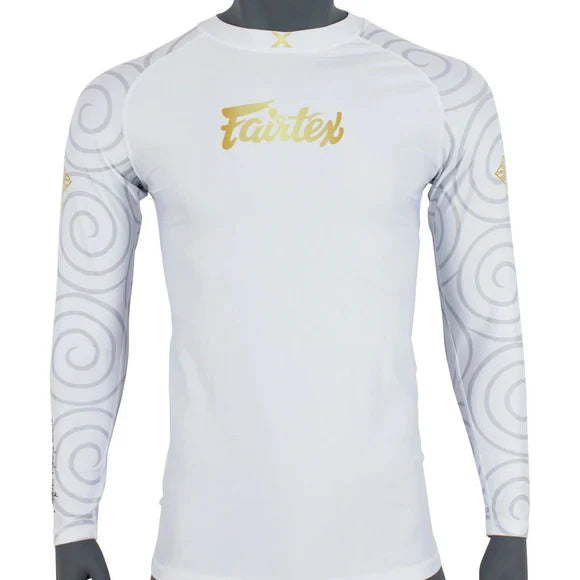 Fairtex Hanuman Rash Guard - White