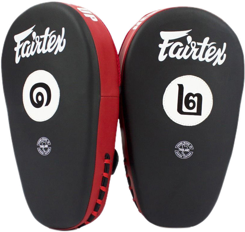 Fairtex Focus Mitts Fairtex Angular FMV12 Focus Mitts – Black/Red