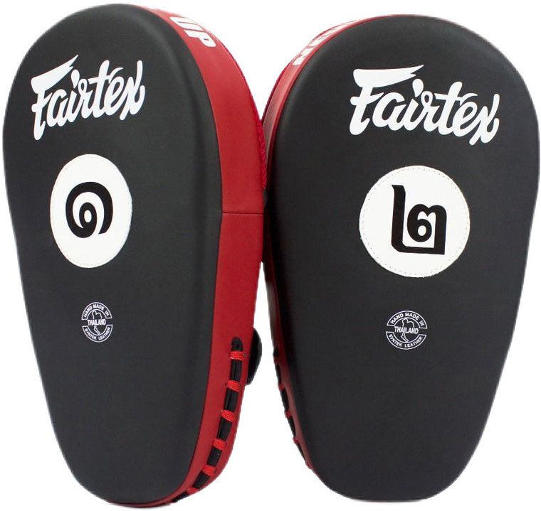 Fairtex Angular FMV12 Focus Mitts – Black/Red