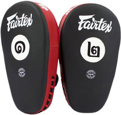 Fairtex Focus Mitts Fairtex Angular FMV12 Focus Mitts – Black/Red