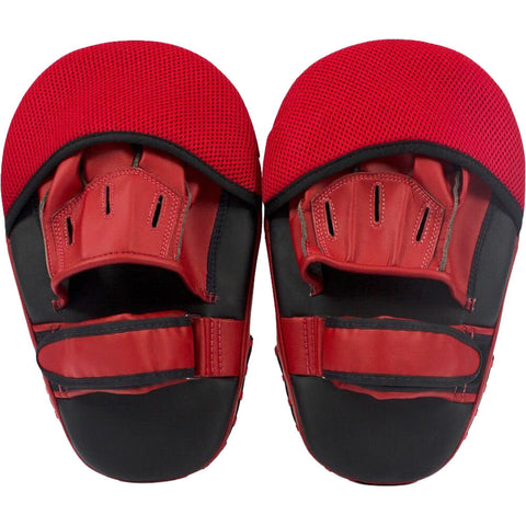 Fairtex Focus Mitts Fairtex Angular FMV12 Focus Mitts – Black/Red