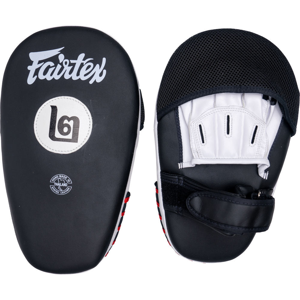 Fairtex Focus Mitts Fairtex Angular FMV12 Focus Mitts – Black/White