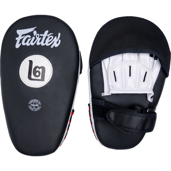 Fairtex Focus Mitts Fairtex Angular FMV12 Focus Mitts – Black/White