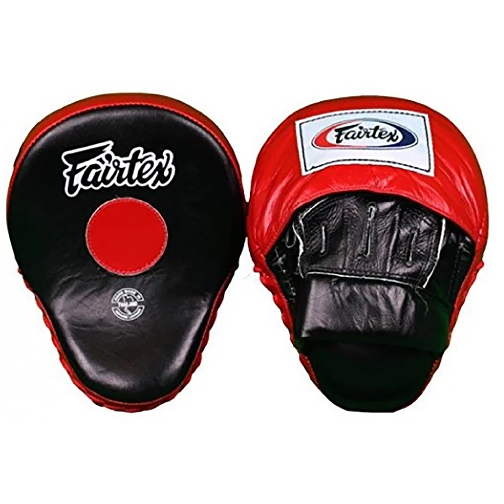 Fairtex Focus Mitts Fairtex FMV9 Ultimate Contoured Focus Mitts - Black/Red