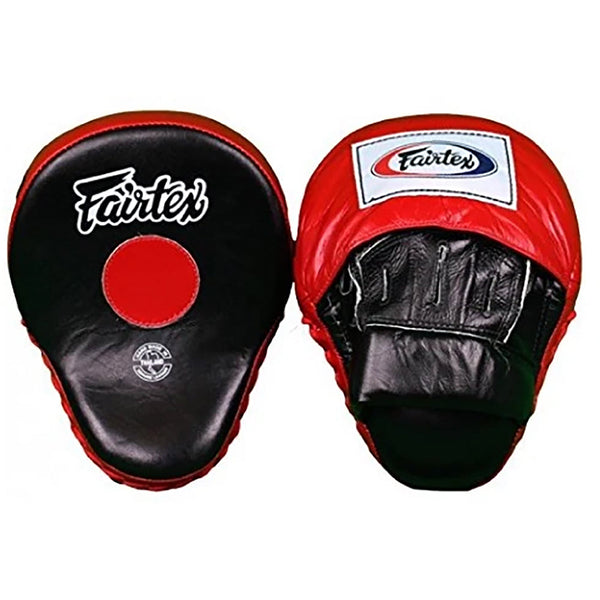 Fairtex Focus Mitts Fairtex FMV9 Ultimate Contoured Focus Mitts - Black/Red
