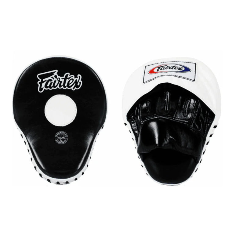 Fairtex FMV9 Ultimate Contoured Focus Mitts - Black/White