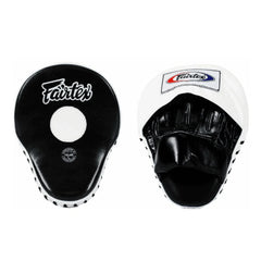 Fairtex Focus Mitts Fairtex FMV9 Ultimate Contoured Focus Mitts - Black/White