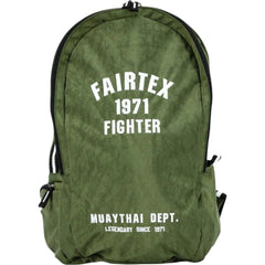 Fairtex Gear Bags Fairtex BAG18 Fighter Backpack - Green