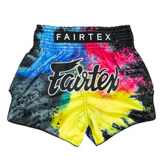 Fairtex Muay Thai Shorts Fairtex Black Acid Jazz Muay Thai Shorts BS1938
