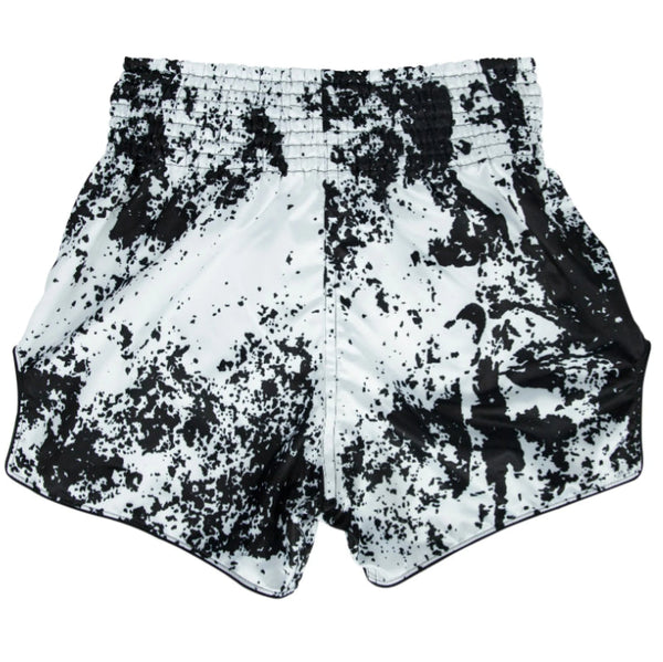 Fairtex Muay Thai Shorts FAIRTEX Grunge White Muay Thai Shorts BS1948