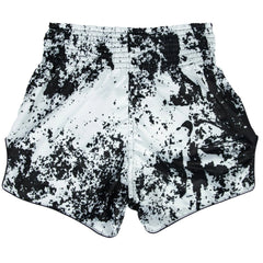 Fairtex Muay Thai Shorts FAIRTEX Grunge White Muay Thai Shorts BS1948