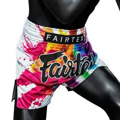Fairtex Muay Thai Shorts Fairtex White Funky Soul Muay Thai Shorts BS1939
