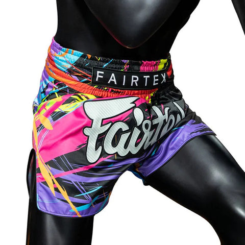 Fairtex Muay Thai Shorts FAIRTEX Black Marble Muay Thai Shorts BS1947