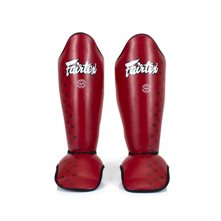 Fairtex Competition Shin Pads Sp5 - Red