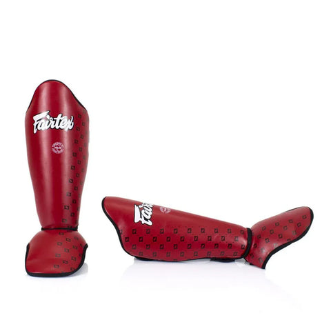 Fairtex Shin Guards Fairtex Competition Shin Pads Sp5 - Red
