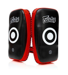 Fairtex Thai Pads Fairtex Curved Thai Kick Pads KPLC2 - Black/Red