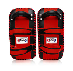 Fairtex Thai Pads Fairtex Curved Thai Kick Pads KPLC2 - Black/Red