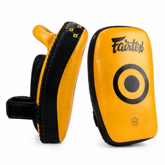 Fairtex Thai Pads Fairtex KPLC6 Lightweight Curved Thai Pads - Gold/Black